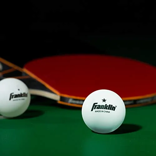 Franklin Sports 1 Star Table Tennis Balls (18 Pack), 40mm