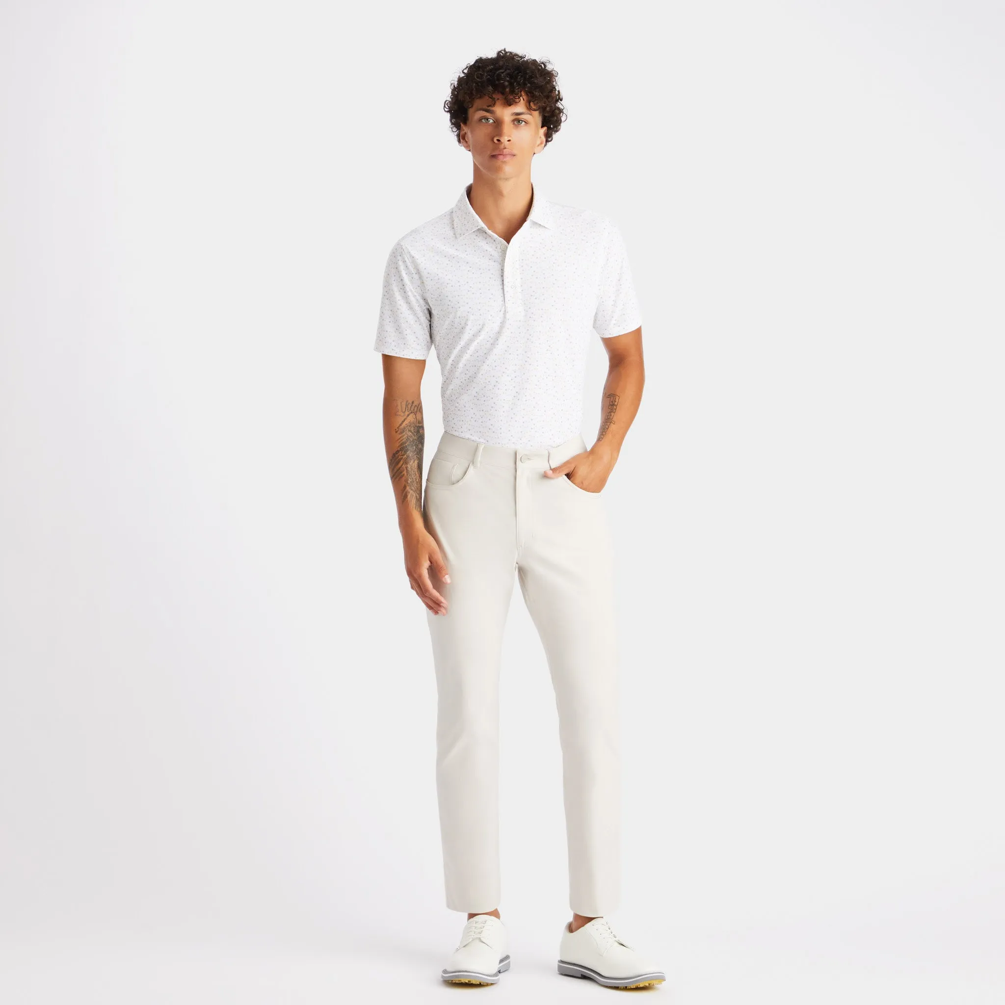 G/Fore Aye Papi Tech Pique Tailored Fit Polo