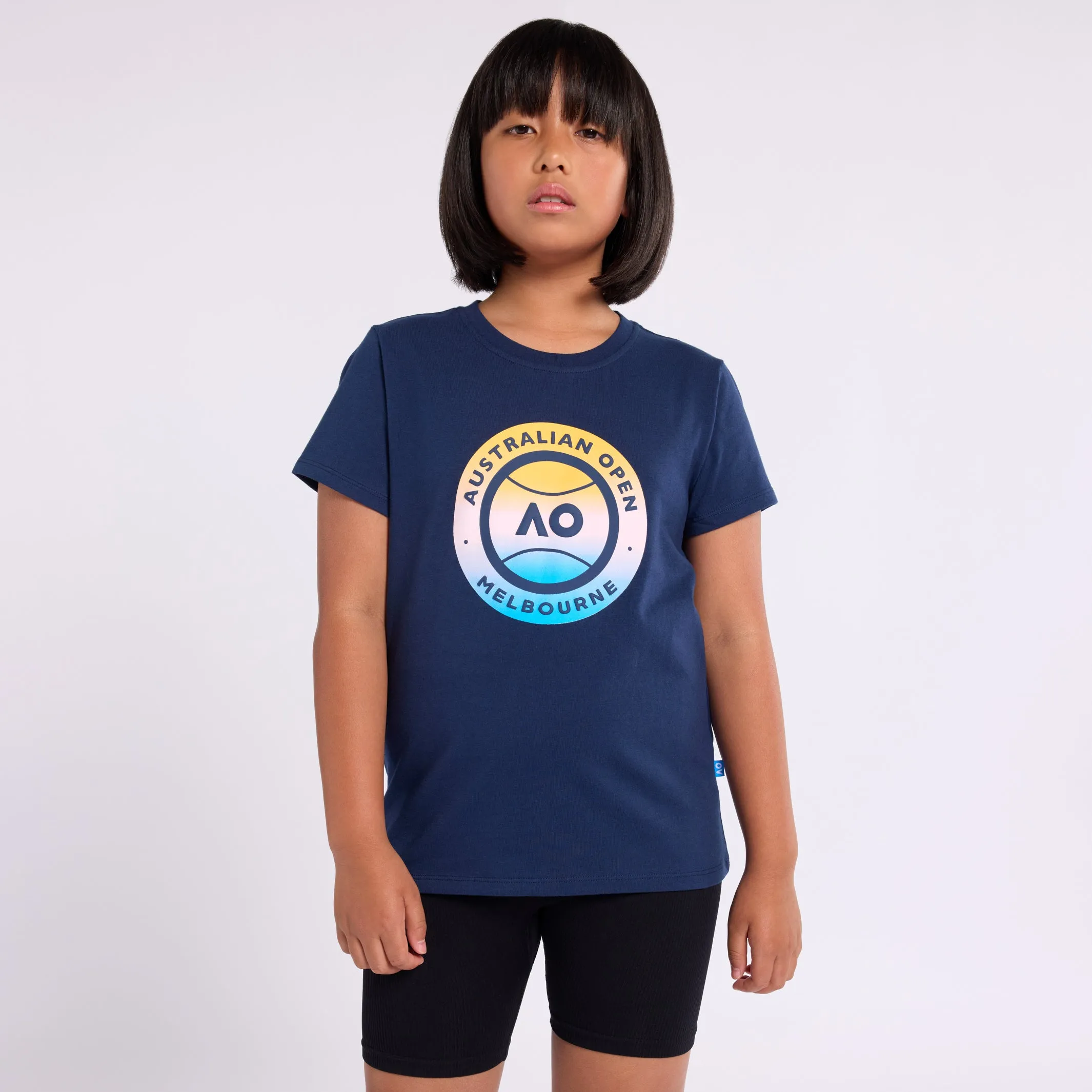 Girl's T-Shirt Round Logo