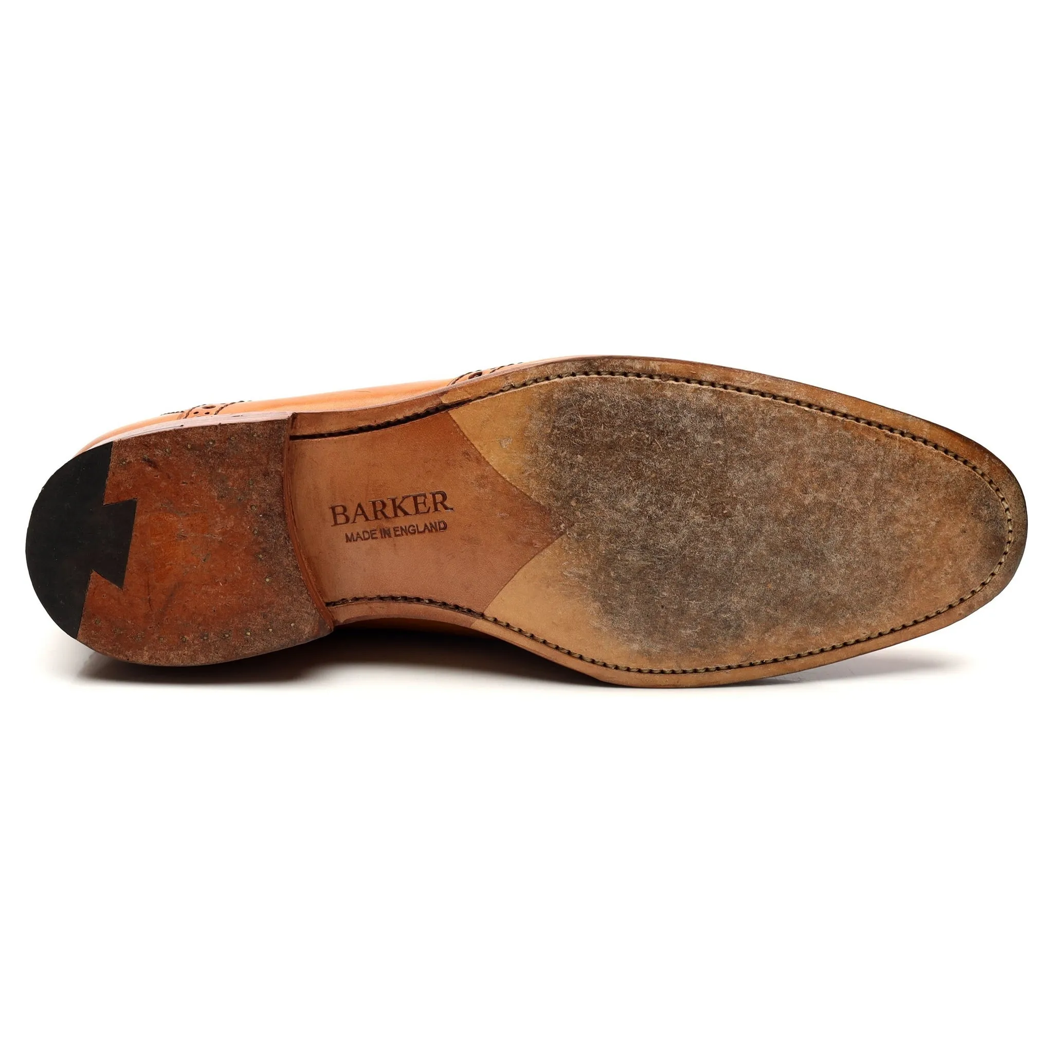 'Grant' Tan Brown Leather Brogues UK 9 F