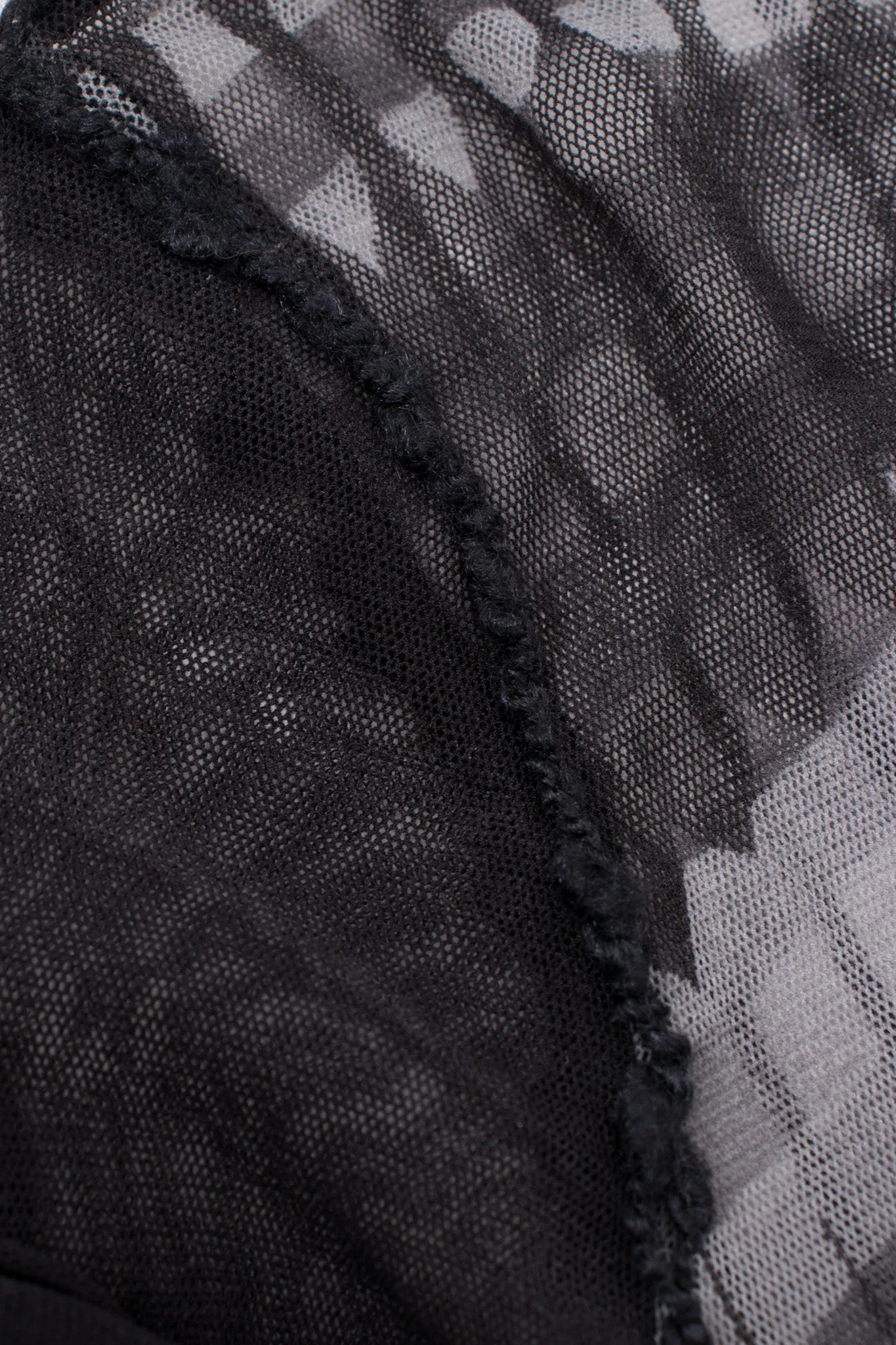 Greta Garbo Illusion Mesh T-Shirt
