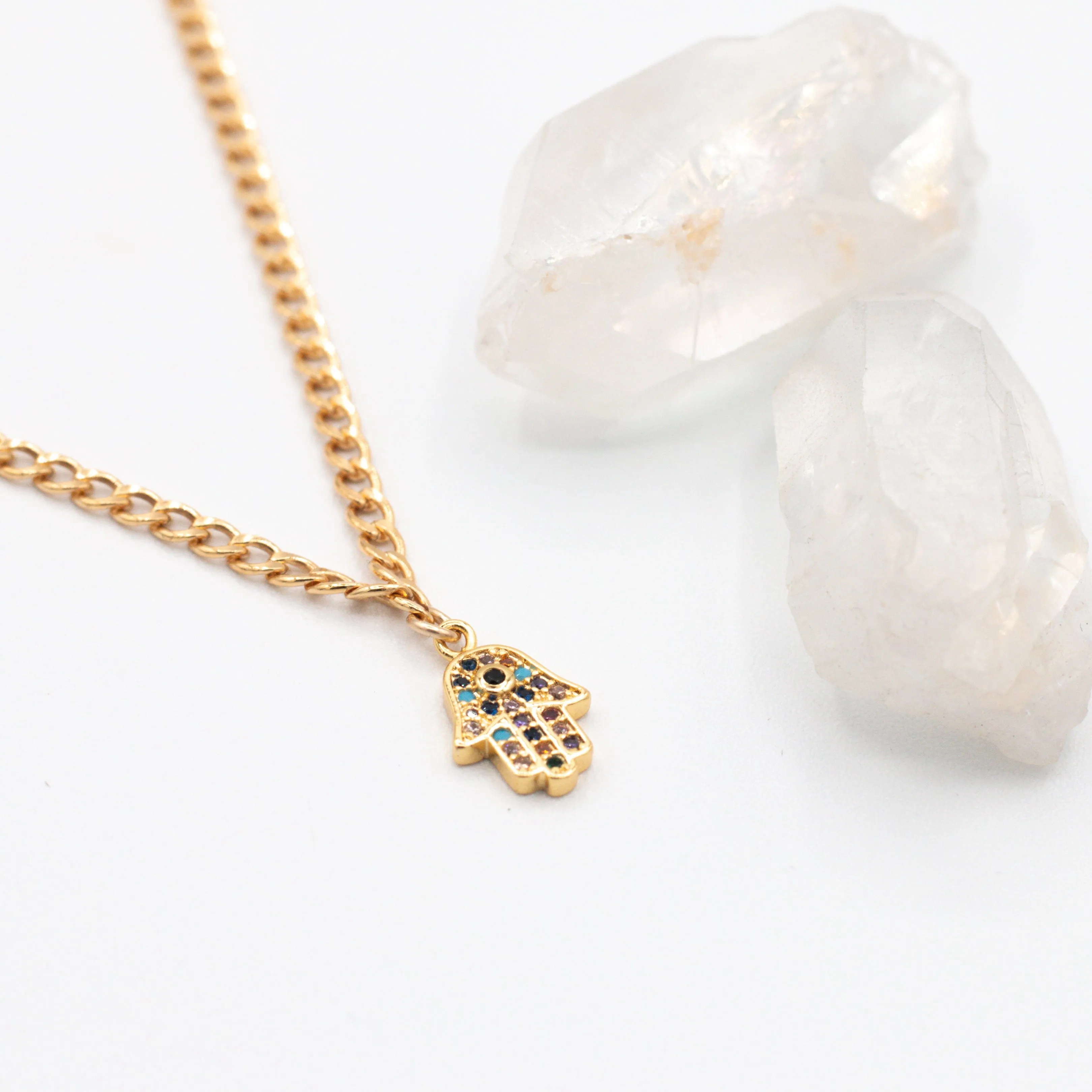Hamsa Anklet