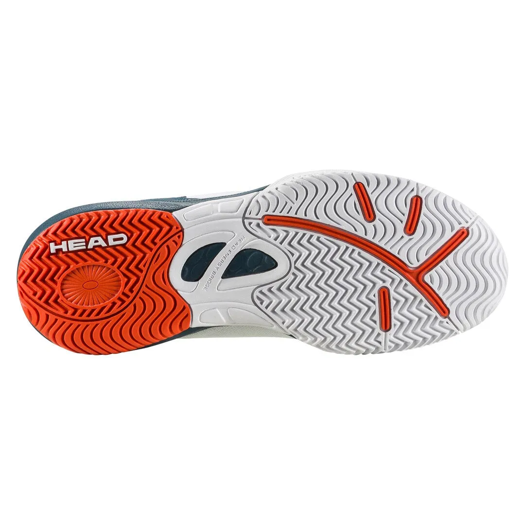 Head Sprint 3.5 Junior Tennis Shoe (White/Blue/Orange)