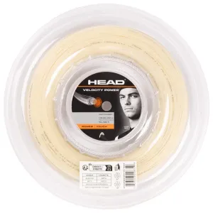 Head Velocity Power 16/1.30 Tennis String Reel (Natural)