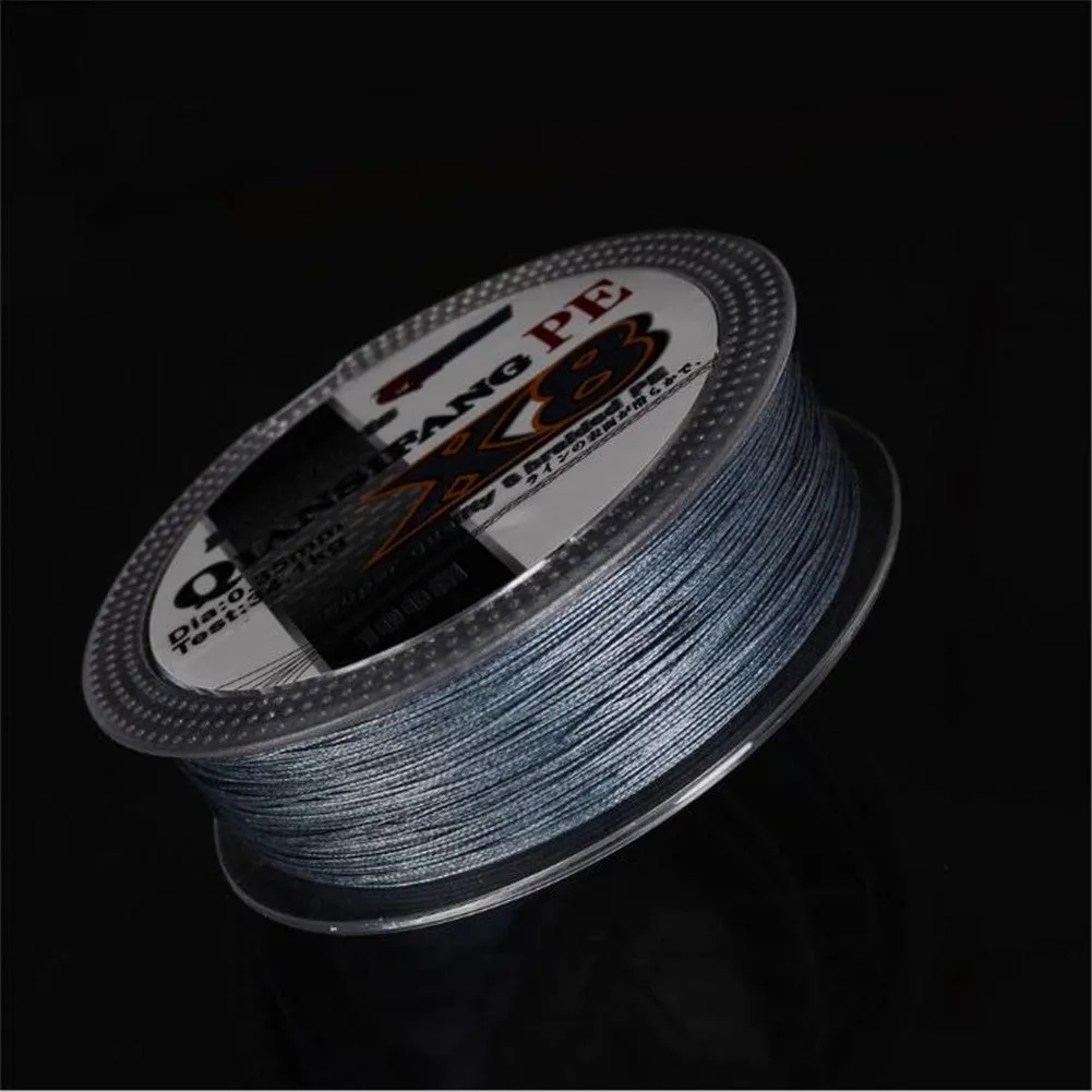 High Strength 8 Braid 100M 0.6#-10# PE High Tension Anti-bite Fishing Line8O2M