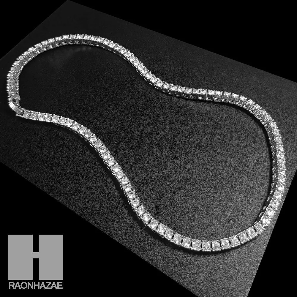 Hip Hop Quavo Jesus Face Miami Cuban Choker Chain Tennis Necklace L27
