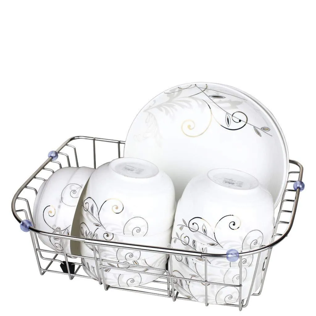 HY Stainless Steel Sink Drain Dish Rack Retractable Dish Rack Kitchen Pool Storage Hanging Dish Rack Sink Rack