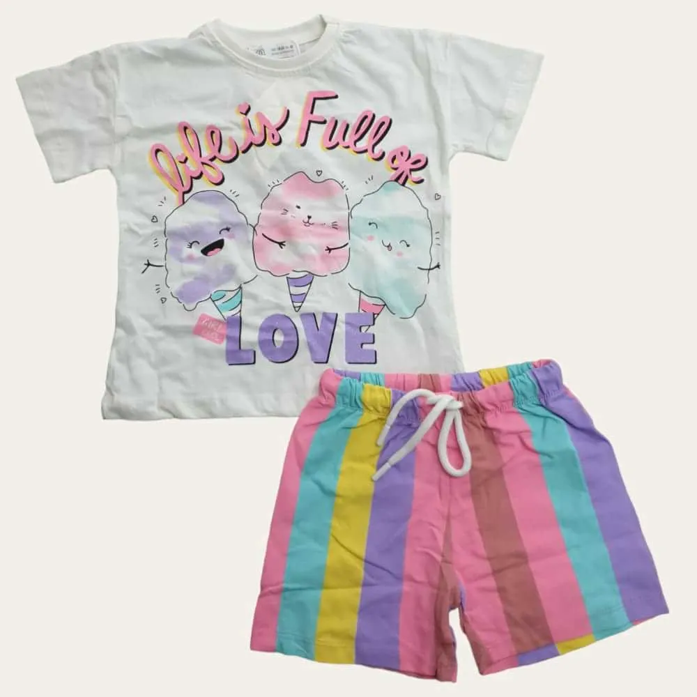 Ice Cream Shorts Set S-101