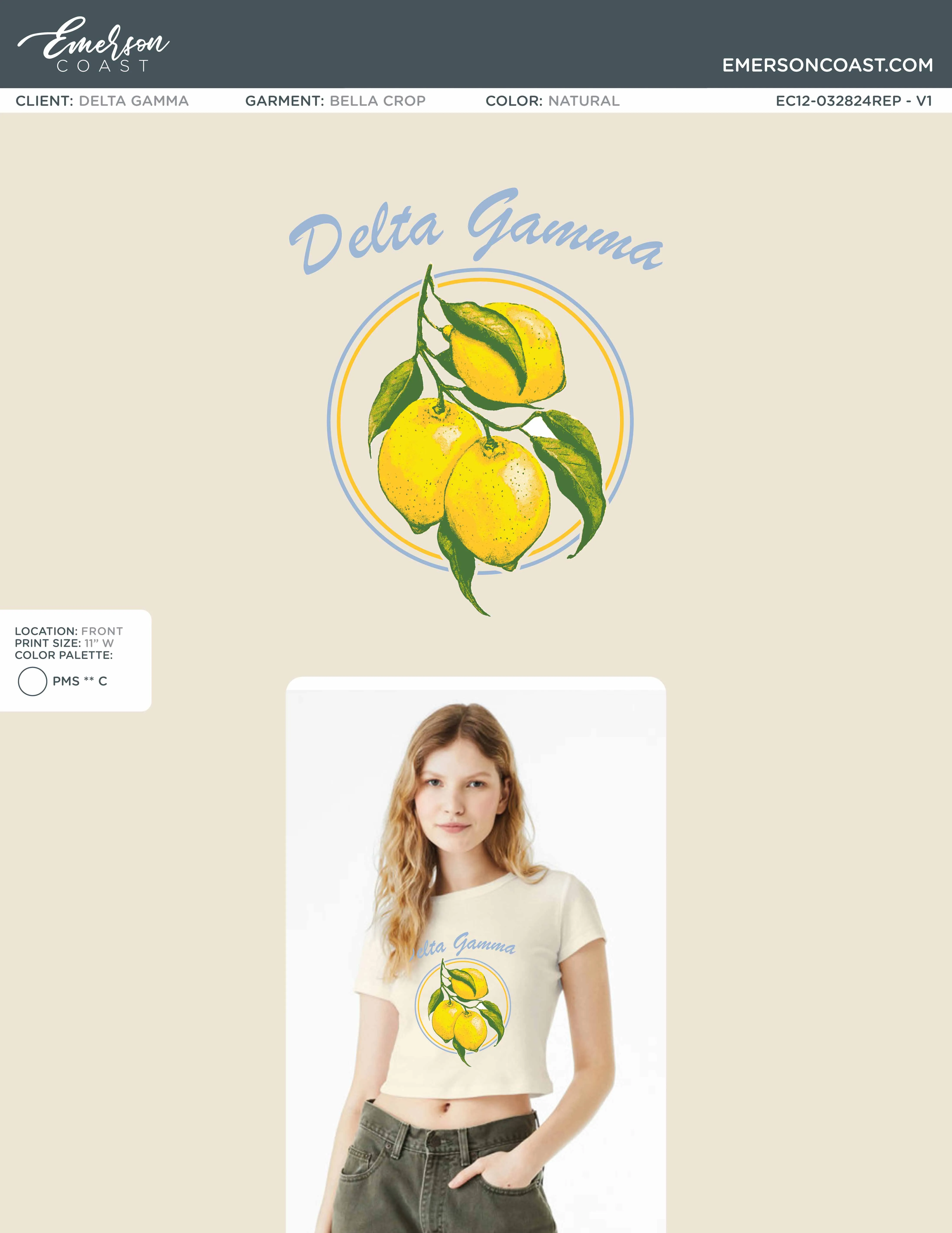 Italian Summer Bid Day Design