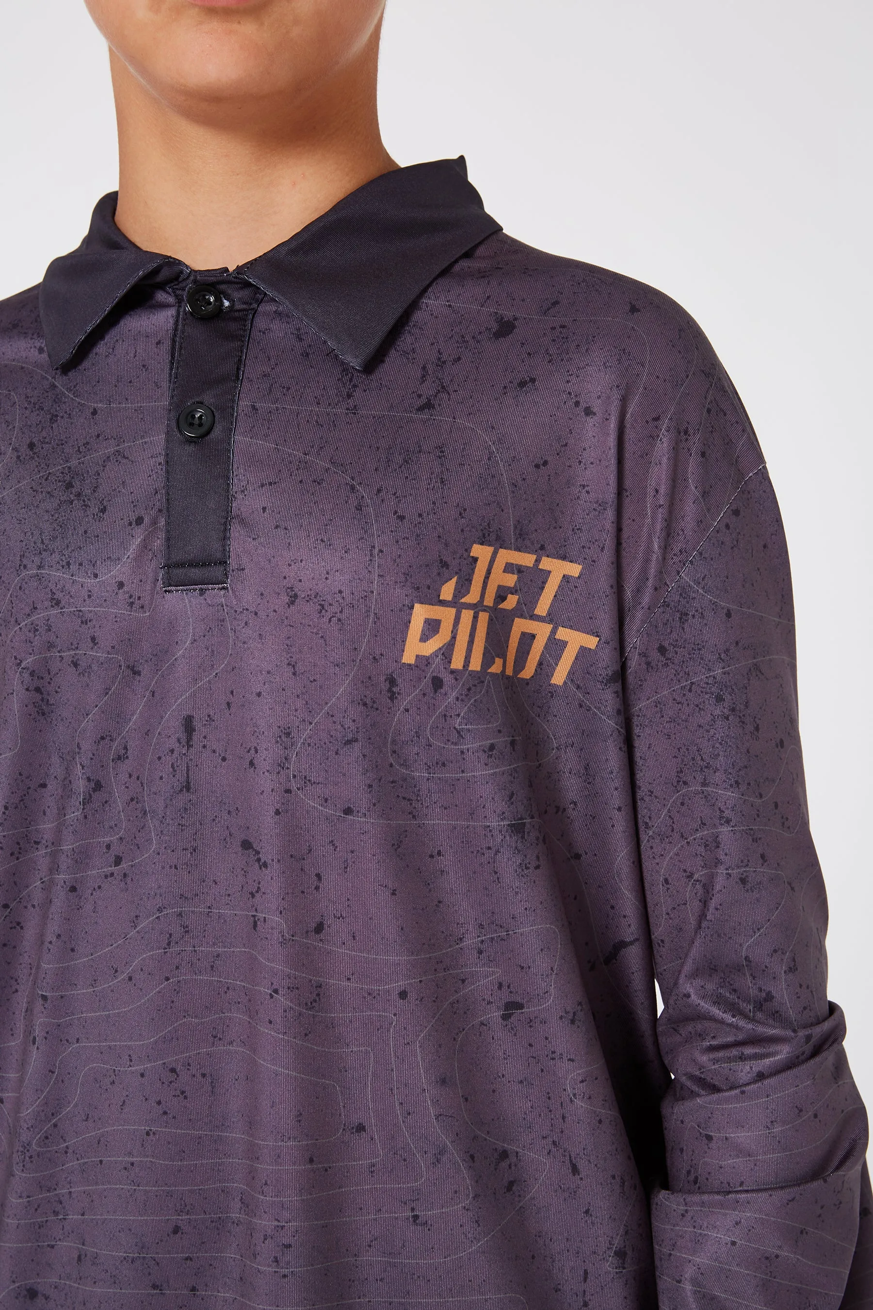 Jetpilot Venture Youth Fishing Shirt - Black
