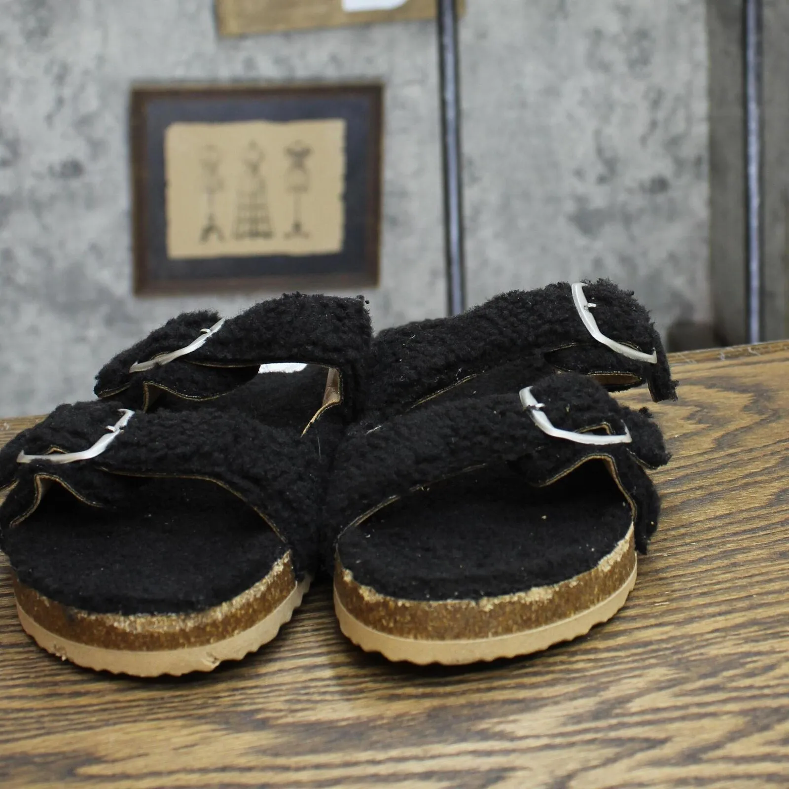 Journee Collection Delpheen Tru Comfort Foam Slip On Slide Slippers Black 10M