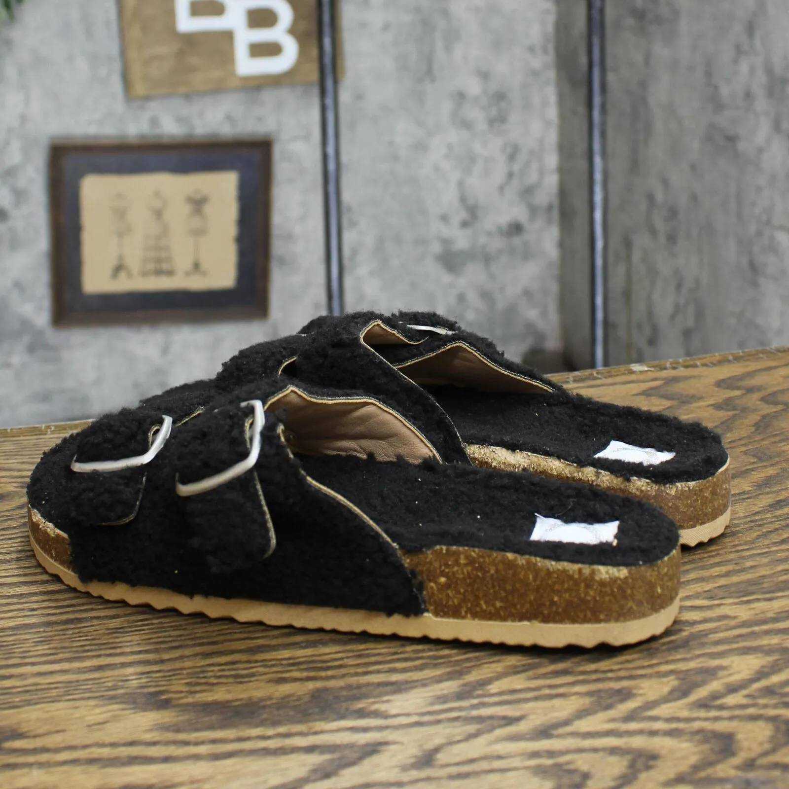 Journee Collection Delpheen Tru Comfort Foam Slip On Slide Slippers Black 10M