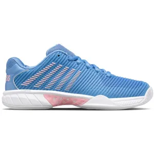 K Swiss Hypercourt Express 2 Silver Lake Blue/White/Orchid Pink Women Tennis Shoes
