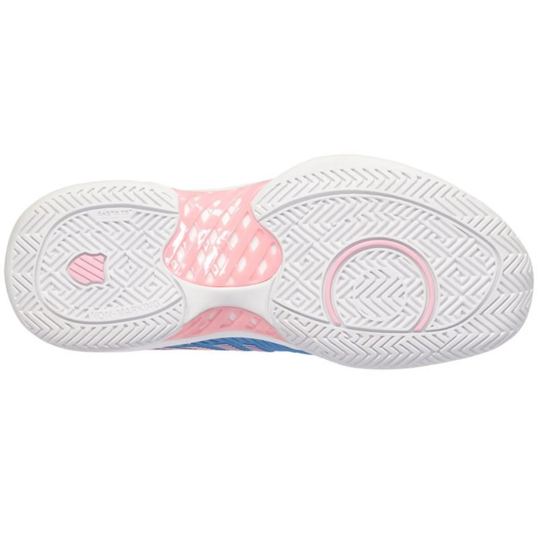 K Swiss Hypercourt Express 2 Silver Lake Blue/White/Orchid Pink Women Tennis Shoes