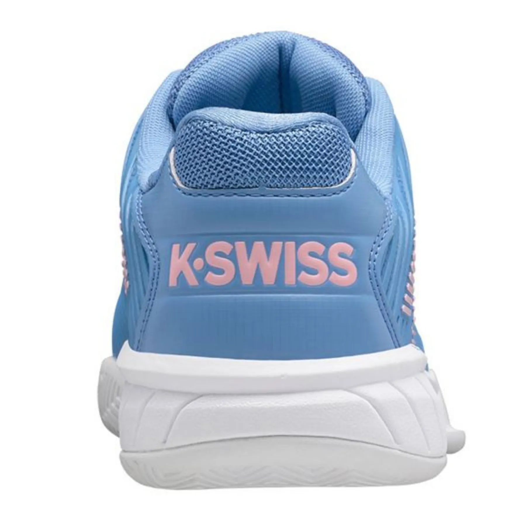 K Swiss Hypercourt Express 2 Silver Lake Blue/White/Orchid Pink Women Tennis Shoes