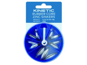 Kinetic Rubber Core Zinc Sinkers