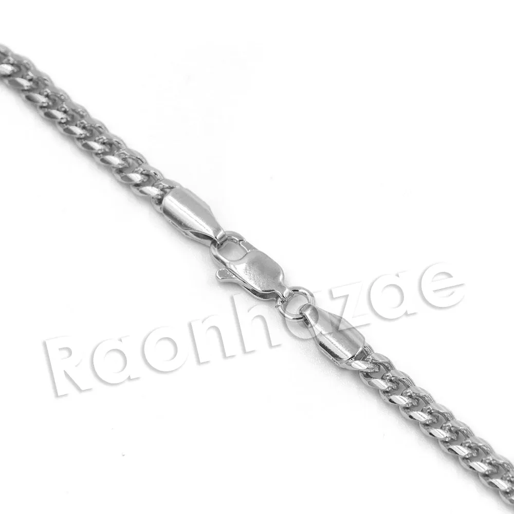 King Crown W Initial Pendant Necklace Set.