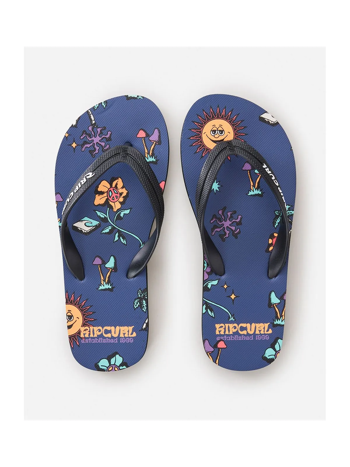 Klapki RIP CURL Mystic Bloom Open Toe Boy niebieski