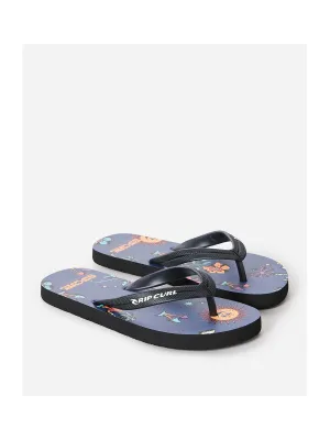 Klapki RIP CURL Mystic Bloom Open Toe Boy niebieski