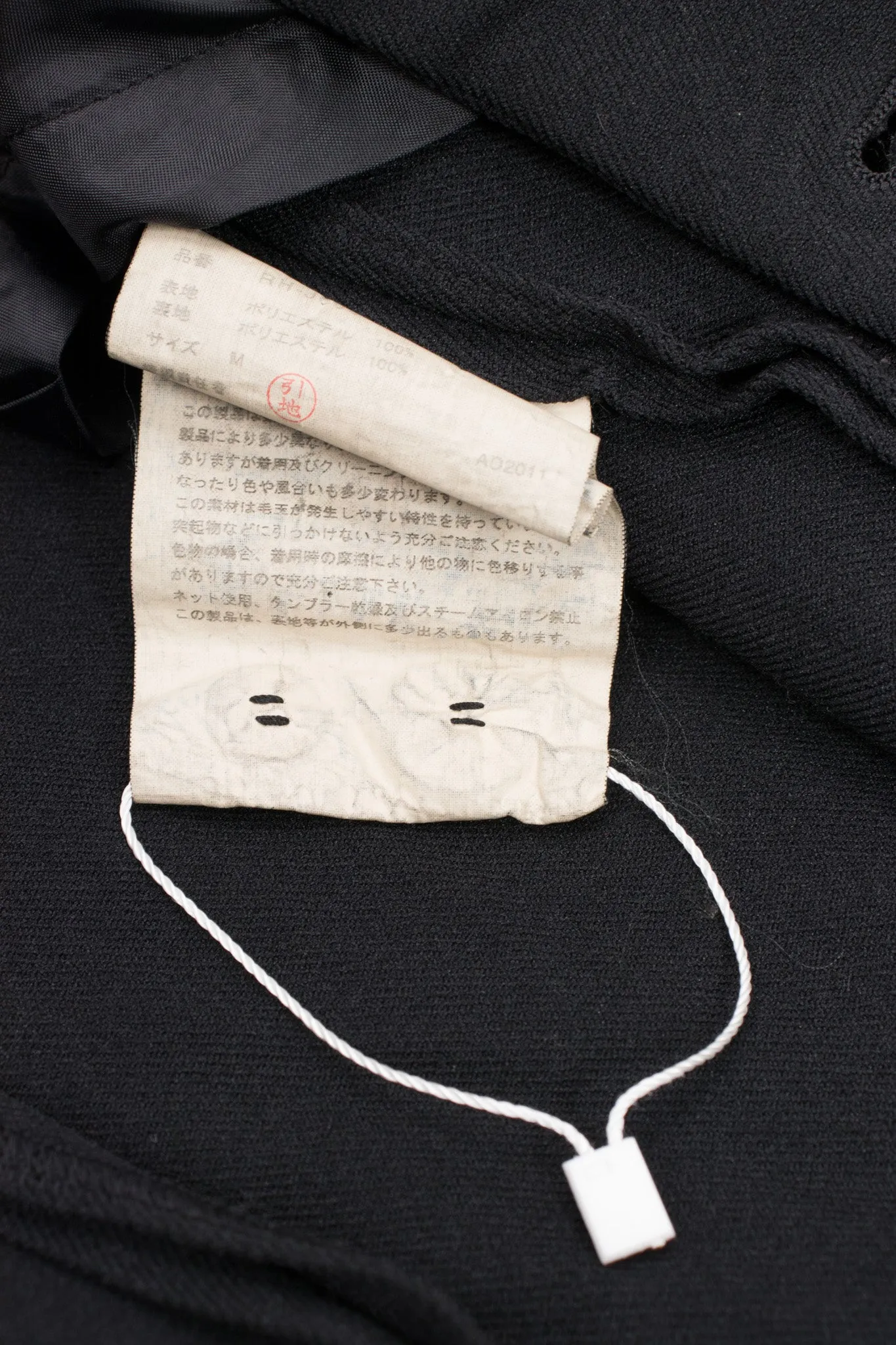 Knotted Scarf Collar Coat