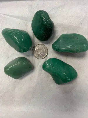 Large Tumbled Green Aventurine