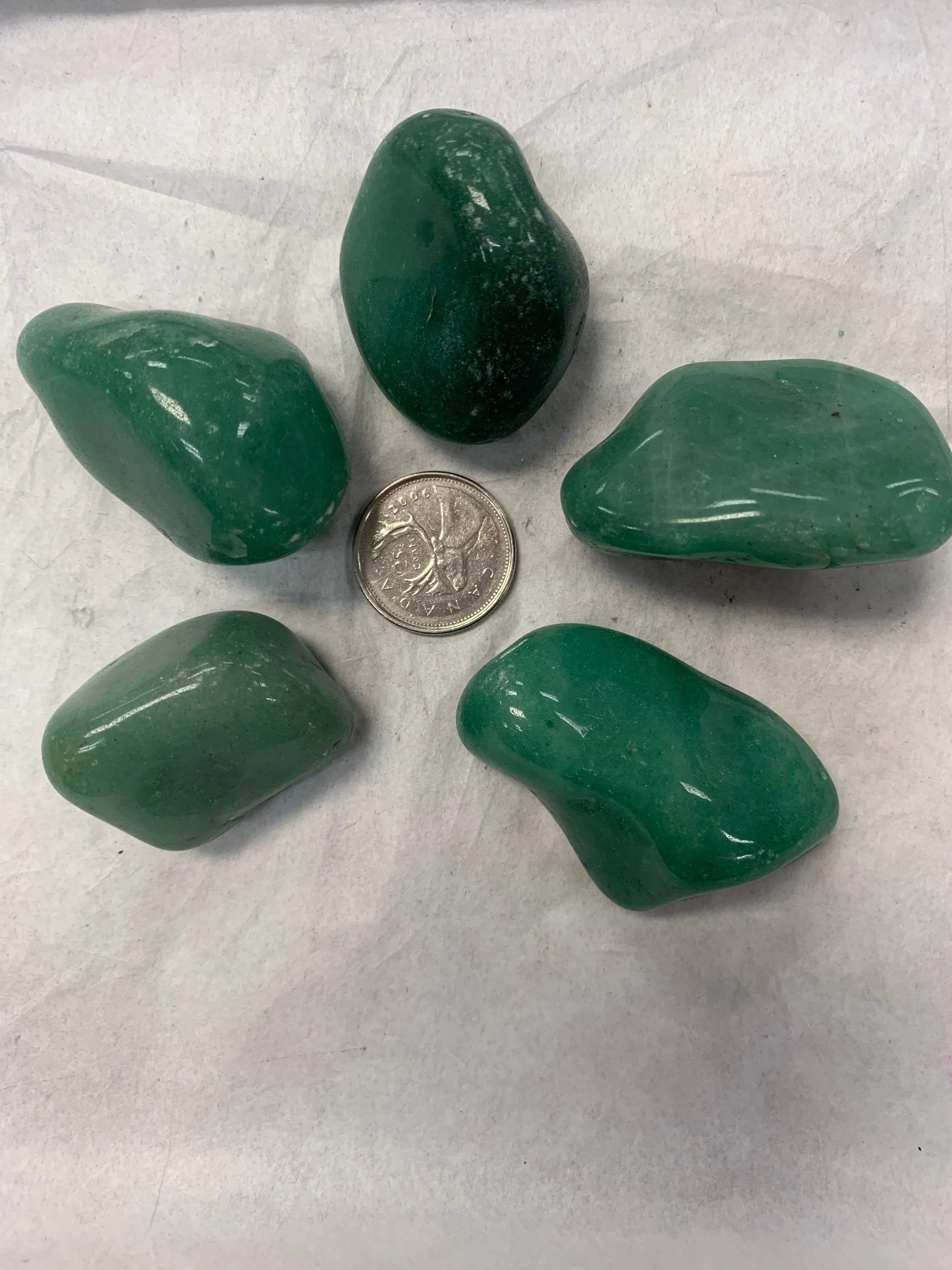 Large Tumbled Green Aventurine