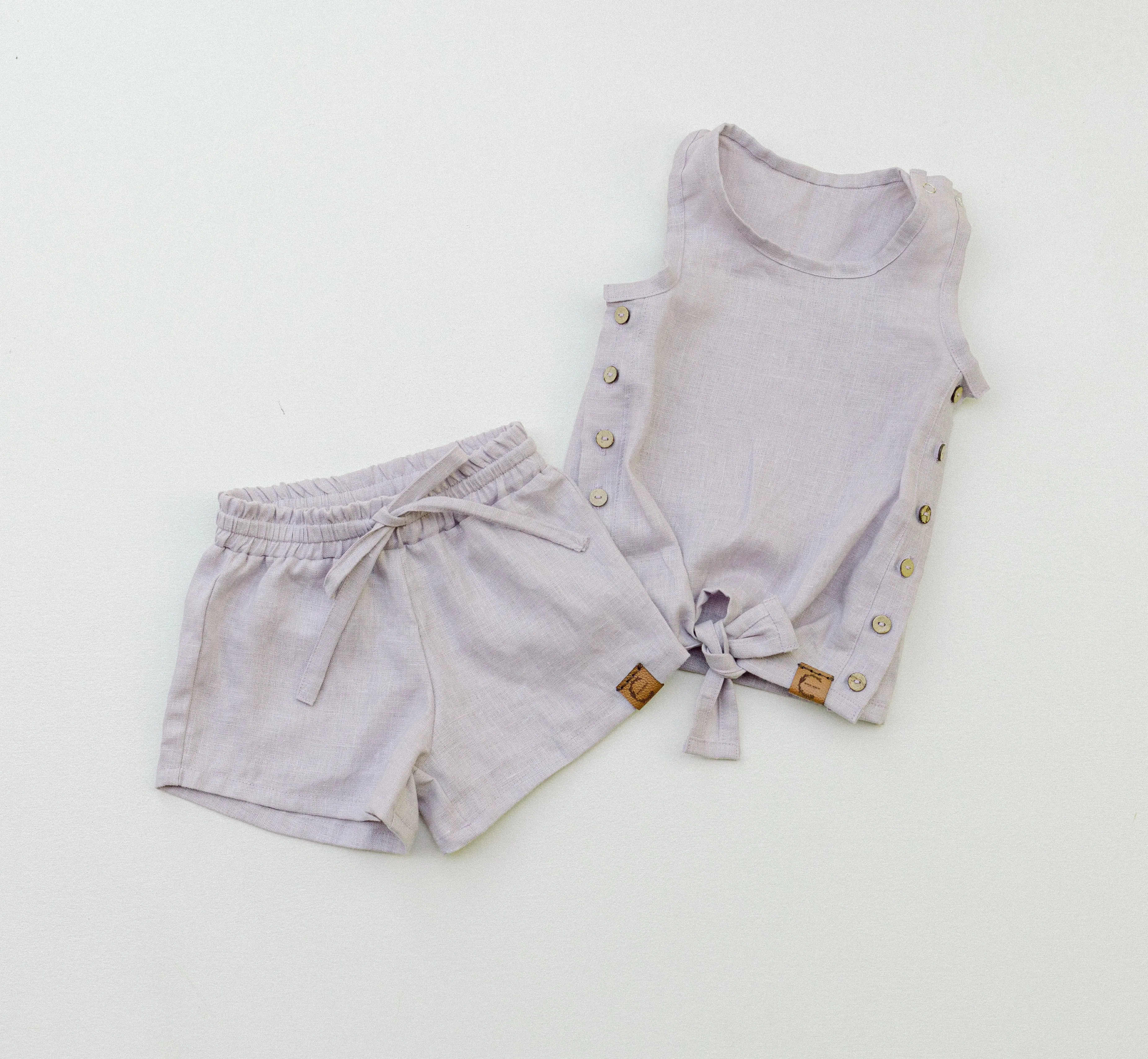 Lavender Linen Bottoms