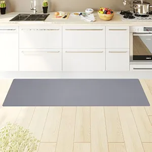 LOKNGXU Kitchen Rugs and Mats Anti Fatigue Mat Cushioned Comfort Runner Rug Standing Floor Rugs 17"x59" (Grey, 17"x59")