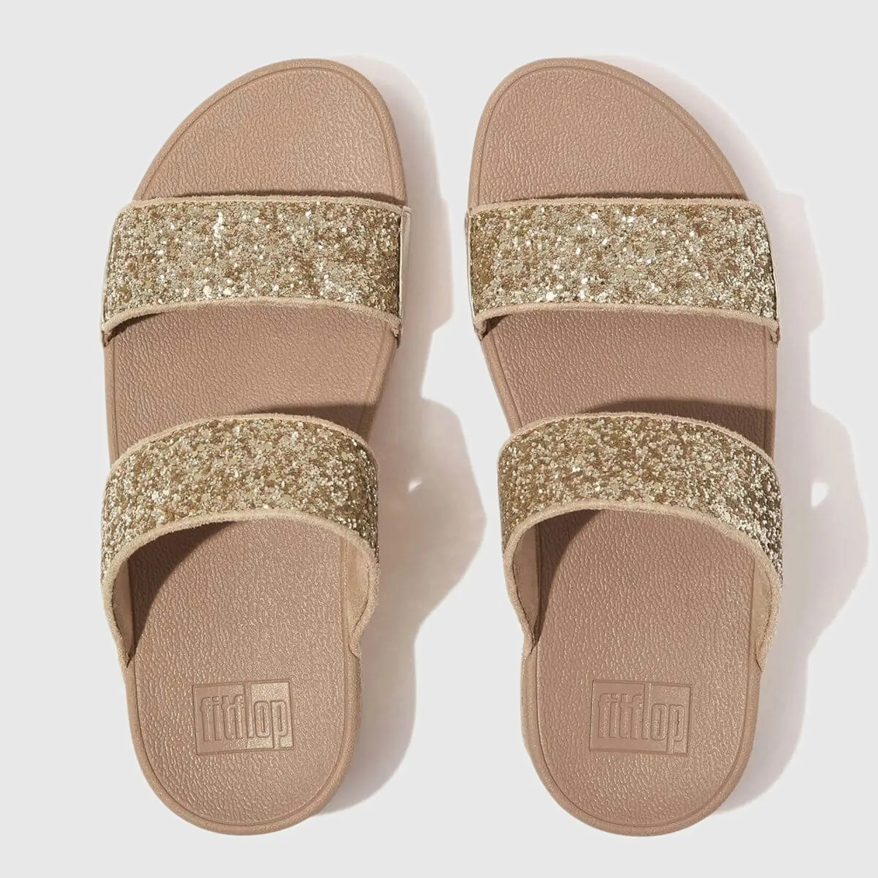 Lulu Glitter Slide Beige ET3-A94