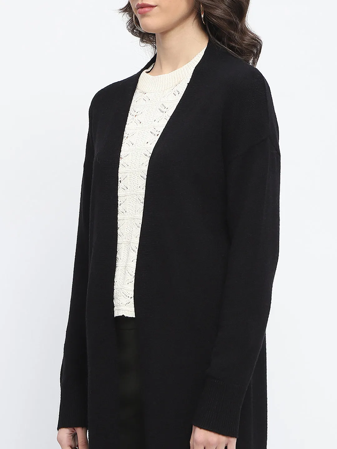 Madame Open Front Black Shrug
