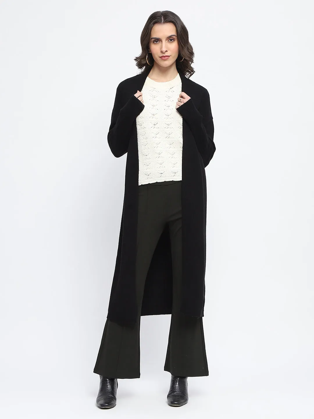 Madame Open Front Black Shrug