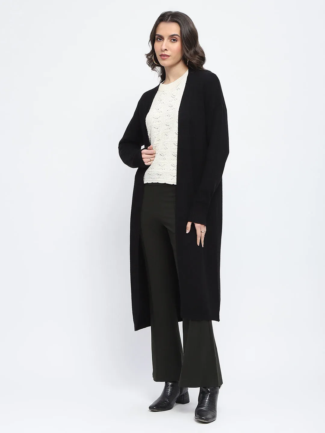 Madame Open Front Black Shrug