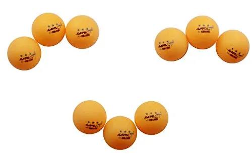 mapol Regail 50 Yellow 3-star Table Tennis Advanced Training Ping Pong Balls (40 mm)