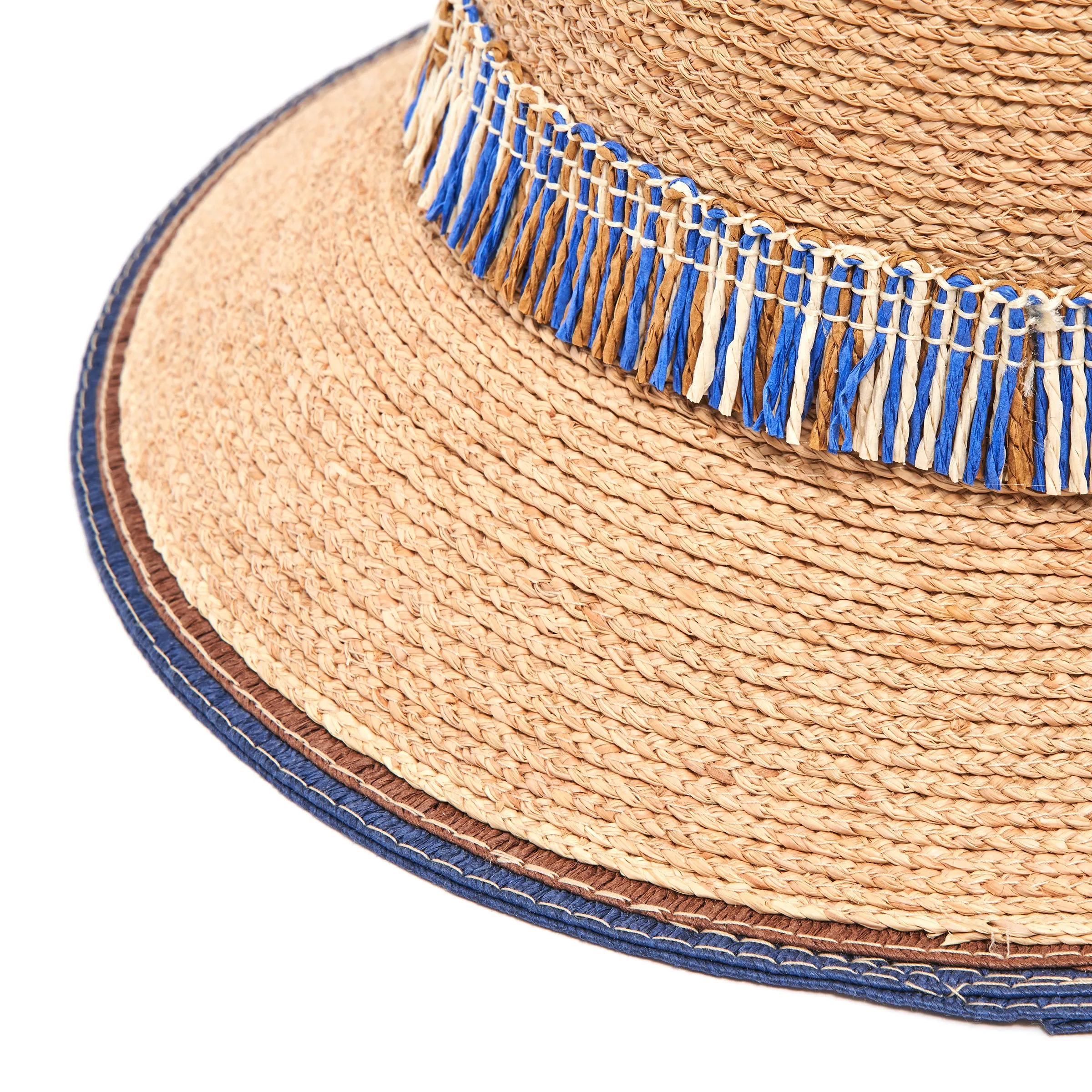 Marcella Raffia Braided Sun Hat