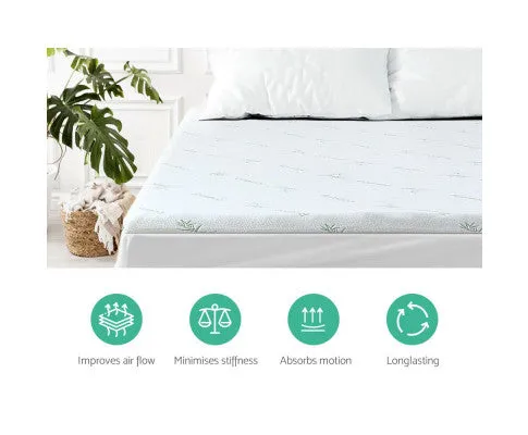 Memory Foam Mattress Topper 8cm - 11-zone