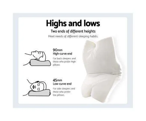 Memory Foam Pillow Neck Pillows Contour Rebound Pain Relief Support
