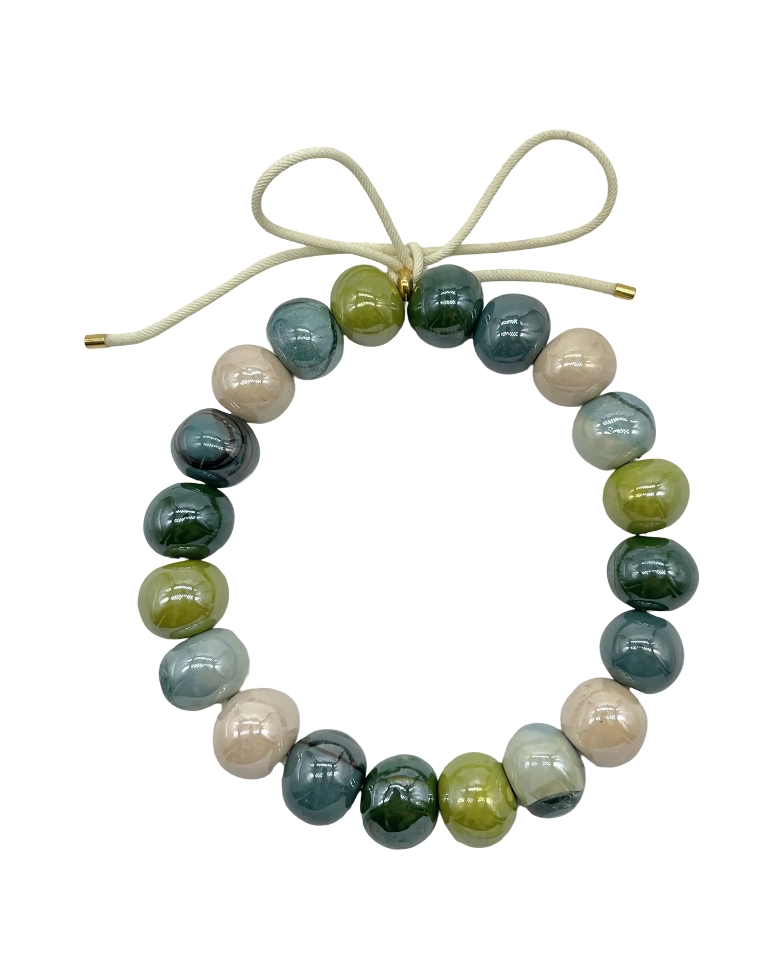 Menina Multicolor Green Necklace