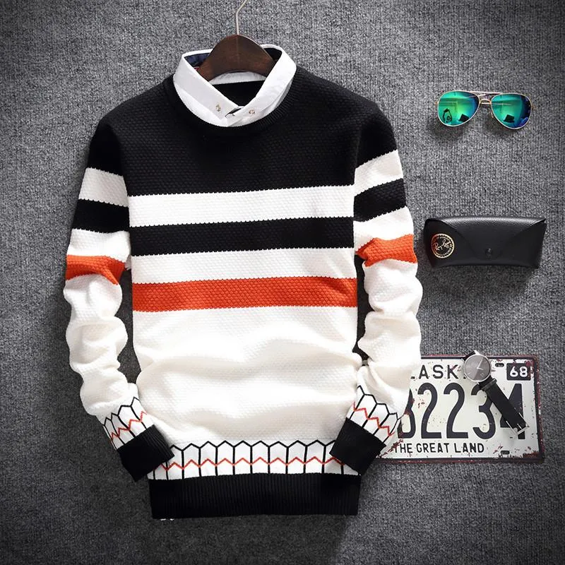 Men's 2 Collar Sweater