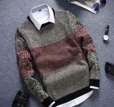 Men's 2 Tone Sweater