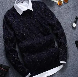 Men's 2 Tone Sweater