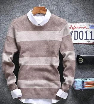 Men's 4 Stripe Casual Pullover