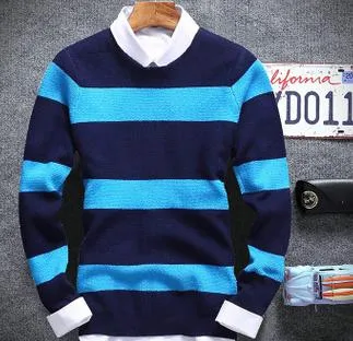 Men's 4 Stripe Casual Pullover