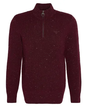 Men's Barbour | Tainsbury Half-Zip Jumper | Merlot
