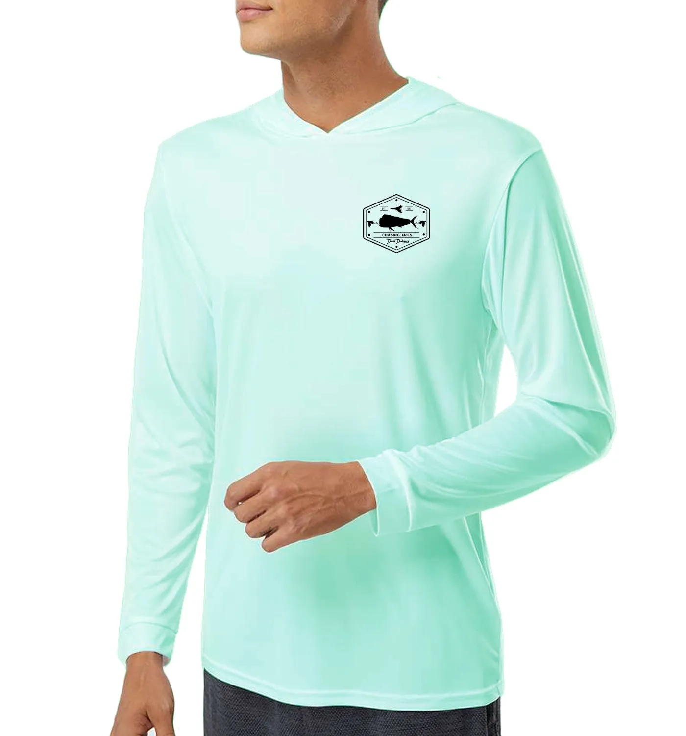 Men's Chasing Tails Mahi Seagrass Performance Hoodie