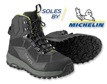 Men's Orvis PRO Wading Boots Size 10 - Rubber Sole