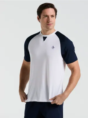 Men's Performance Core Blocked Tennis Tee