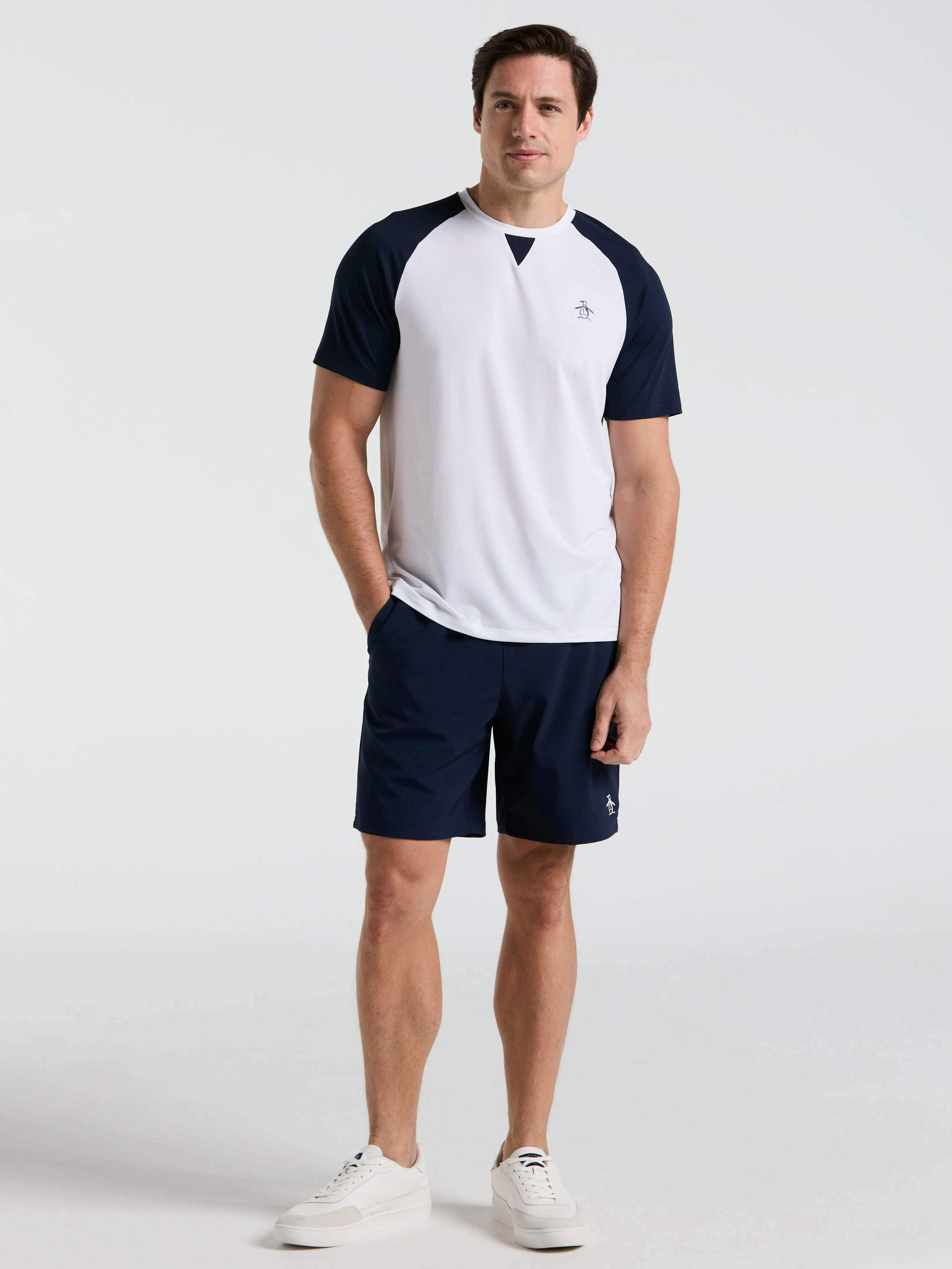Men's Performance Core Blocked Tennis Tee