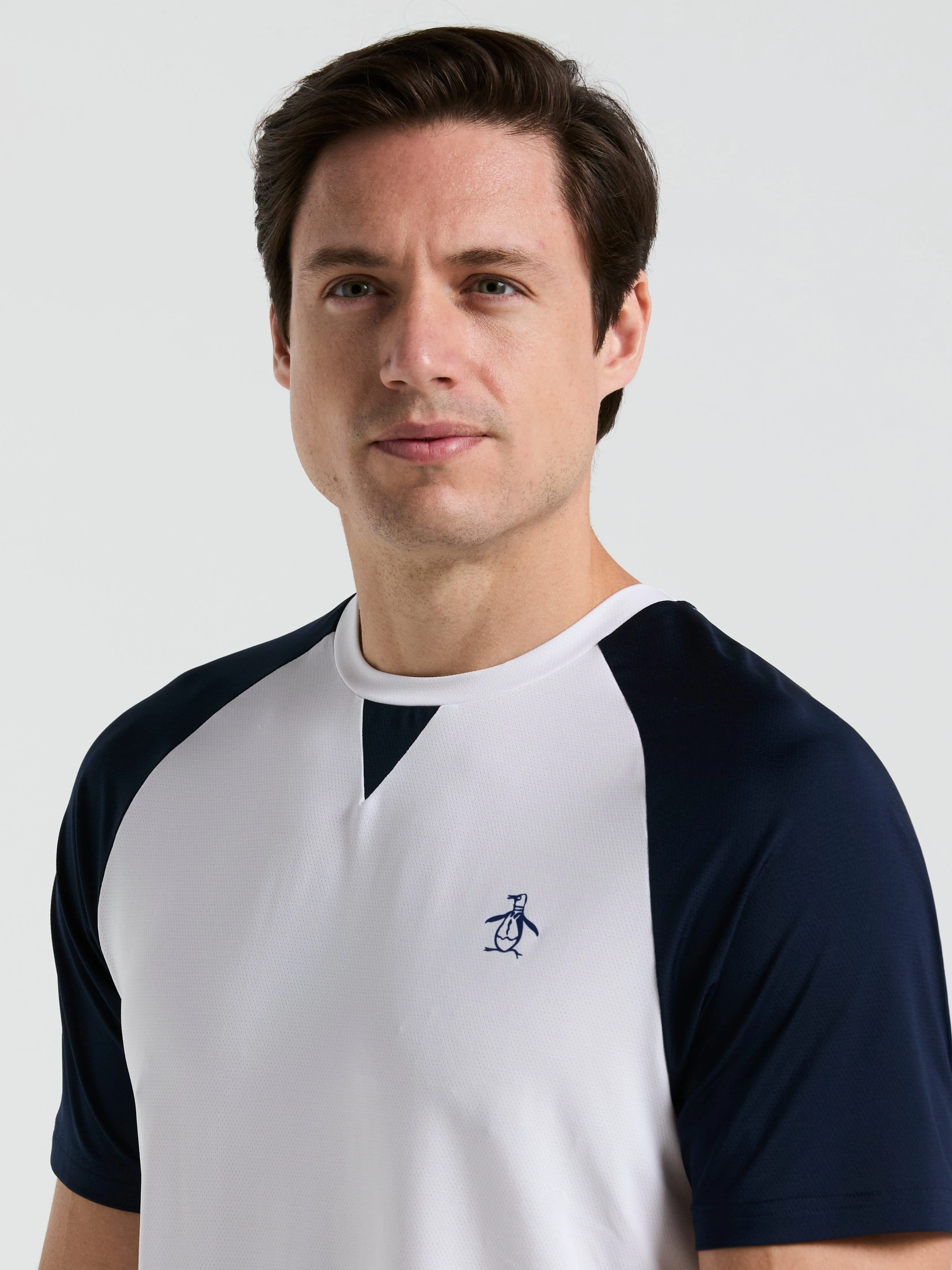 Men's Performance Core Blocked Tennis Tee