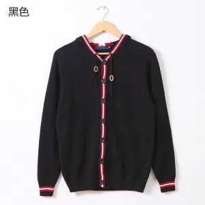 Men's V-Neck Cotton Cardigan