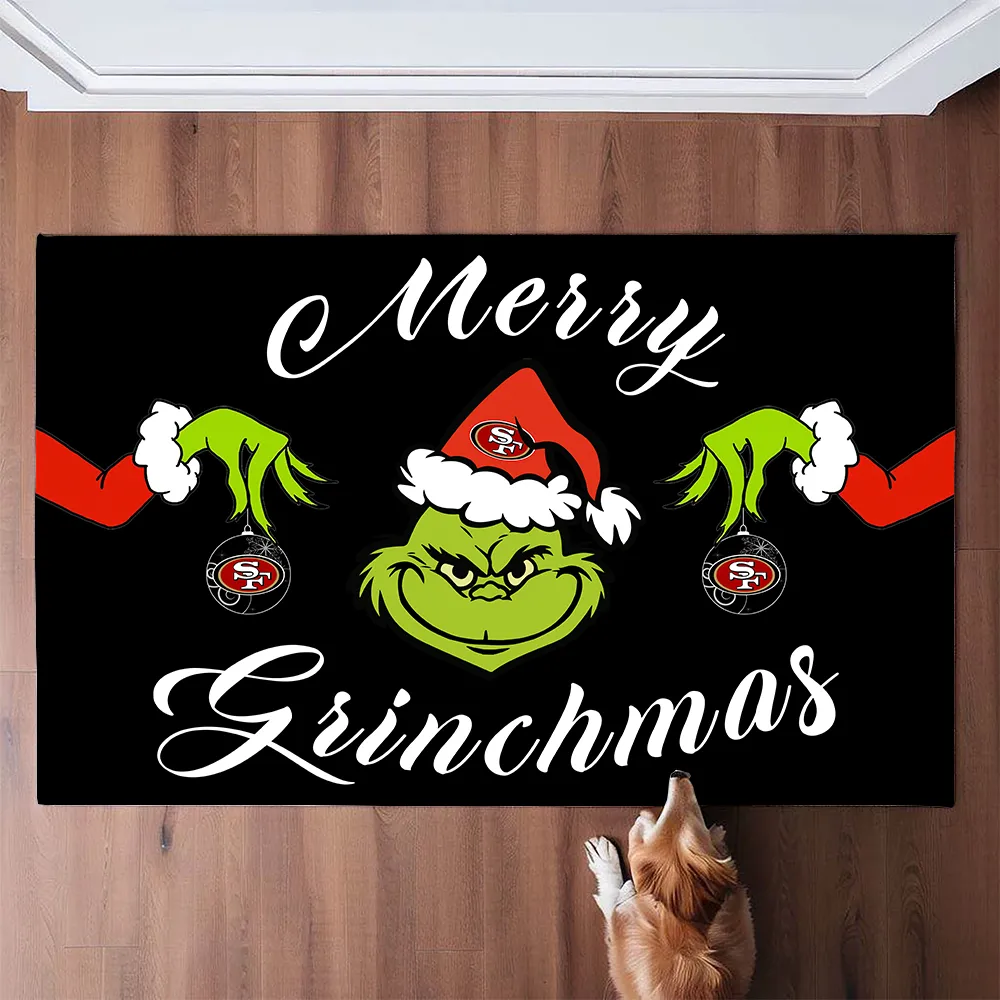 Merry Grinchmas SF49 - Anti Slip Indoor Doormat